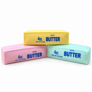 Crunchy Butter Bar Block Squishy Toy: Random