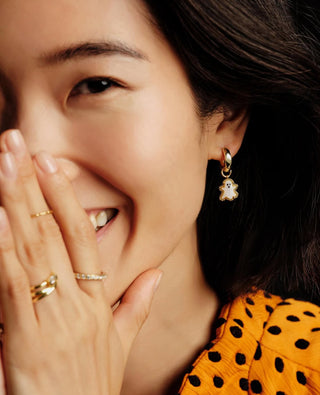 Ghost ConvertibleHuggie Earrings