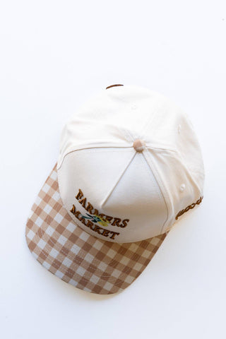 KAXI - GINGHAM FARMERS MARKET TRUCKER HAT