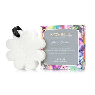 Spongellé |Black Orchid Boxed Flower