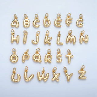 16K Micro Initial Letter Balloon Charm