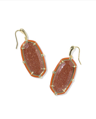 Elle Enamel Drop Earrings