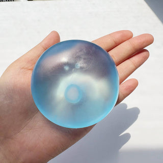Coconut Oil Squishy Stress Ball: Blue