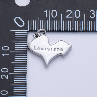 18K Gold Filled Utah State Charm