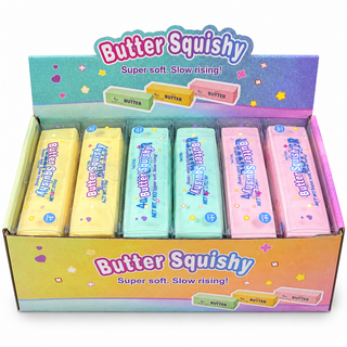 Crunchy Butter Bar Block Squishy Toy: Random