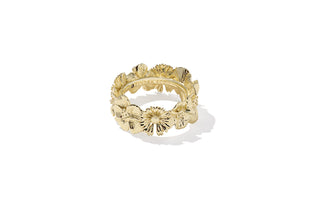 Cailey Flower Band Ring