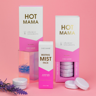 Hot Mama Shower Steamers - Lavender - Mother's Day Gift Set