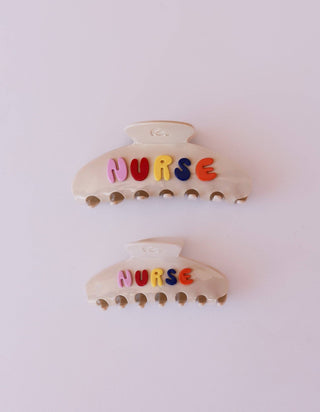 KAXI - NURSE 3D ACETATE CLAW: COLORFUL / OVERSIZED