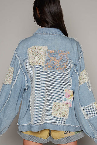 Balloon Sleeve Denim Jacket