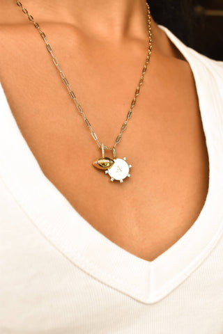 The Sis Kiss - Football Charm: Gold