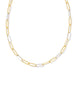 Gold White Enamel