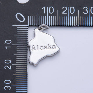 18K Gold Filled Utah State Charm