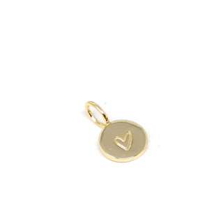 The Sis Kiss - Engraved Heart Charm