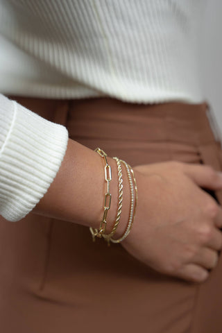 The Sis Kiss - The Clara Bracelet: Gold
