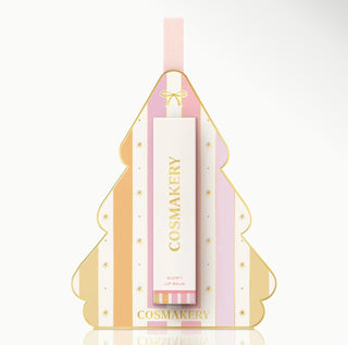 COSMAKERY Glowy Lip Balm Holiday Ornament