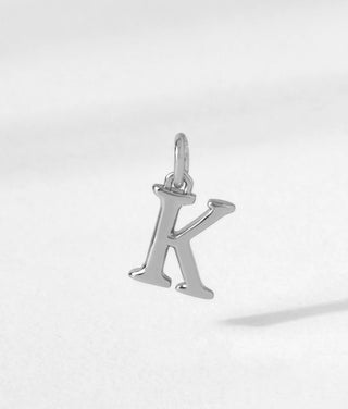 Origami Owl - Silver Cham Initial Pendant
