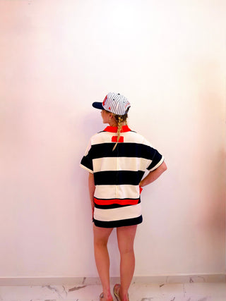 The Americana Rugby Striped Skort