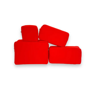 Medium Nylon Pouch Cosmetic Bags: