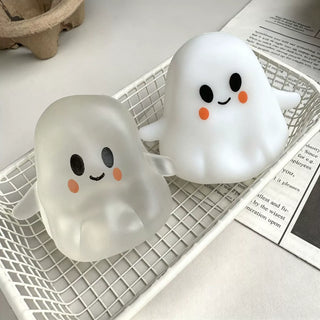 Moldable Halloween Ghost Stress Relief Squeeze Toy: Clear