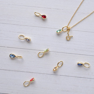 The Sis Kiss - Birthstone Charms: