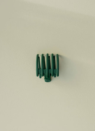 KAXI - KAXI WIDE LAY DOWN CLAW: MATTE FOREST GREEN