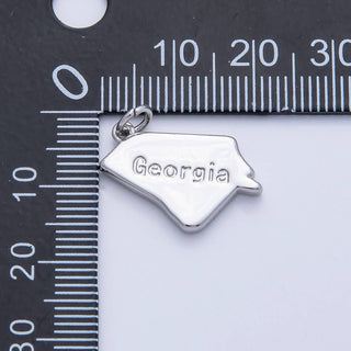 18K Gold Filled Alabama State Charm