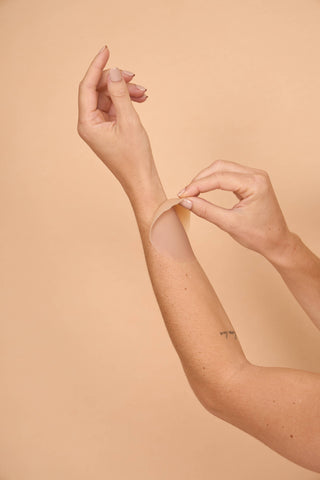 Bare Babe - Adhesive Nipple Covers: Creme / Large