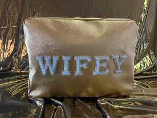 Wifey Pearl Patch Bag