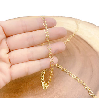 Beads Creation - Shiny Heart Chain