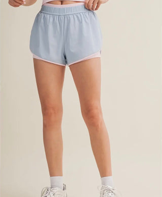 Pink Skies Athletic Shorts