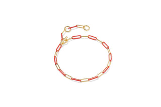 Courtney Enamel Link Bracelet
