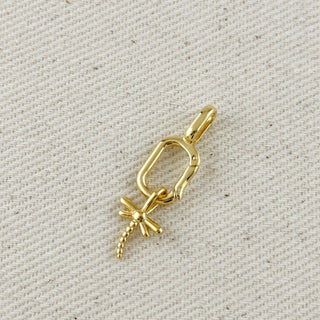18k Gold Filled Dragonfly Charm