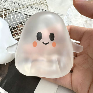 Moldable Halloween Ghost Stress Relief Squeeze Toy: Clear