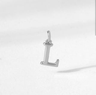 Origami Owl - Silver Cham Initial Pendant