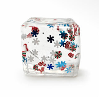Cube Squishies - Clear Snowflake