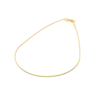 The Sis Kiss - Skinny Rope Chain Necklace
