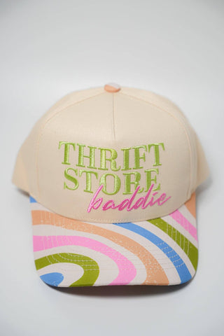 THRIFT STORE BADDIE CANVAS CAP