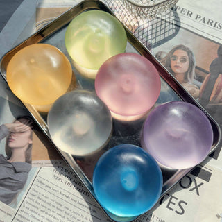 Coconut Oil Squishy Stress Ball: Blue