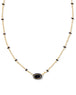 Gold Black Agate