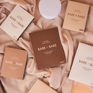 Bare Babe - Adhesive Nipple Covers: Creme / Large