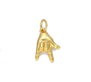 I Love You Hand Gesture Charm Pendant