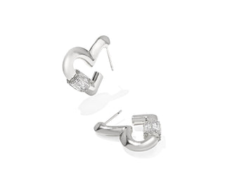 Emery Heart Hoop Earrings