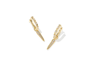 Fate Charm Huggie Earrings