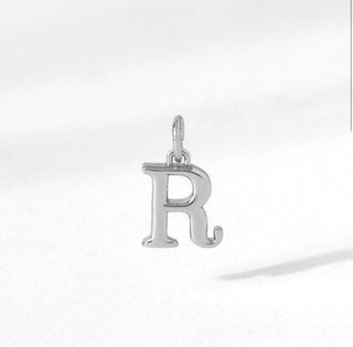 Origami Owl - Silver Cham Initial Pendant