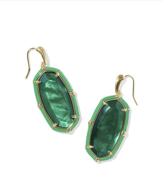 Elle Enamel Drop Earrings