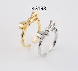 Bow Tie Knot Ribbon Charm Pendant