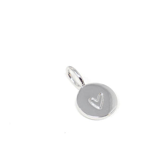 The Sis Kiss - Engraved Heart Charm