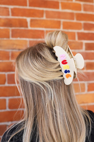 KAXI - NURSE 3D ACETATE CLAW: COLORFUL / OVERSIZED