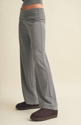 Take it Easy Slouchy Striped Lounge Set