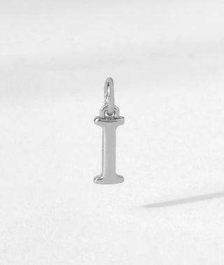 Origami Owl - Silver Cham Initial Pendant